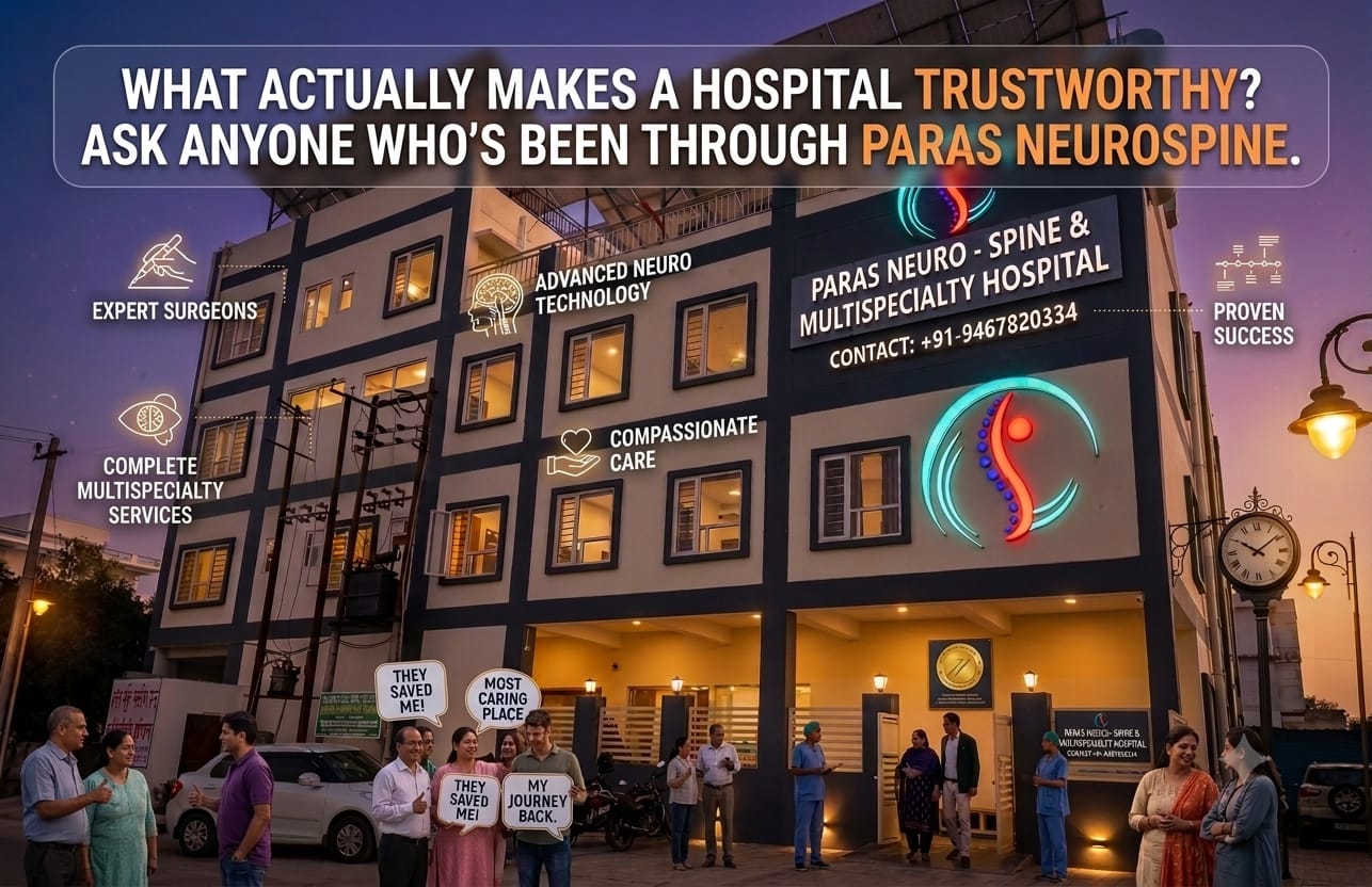 cinematic image of paras neurospine and multi-speciality hospital lucknow